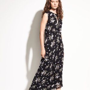 Vince silk floral maxi dress